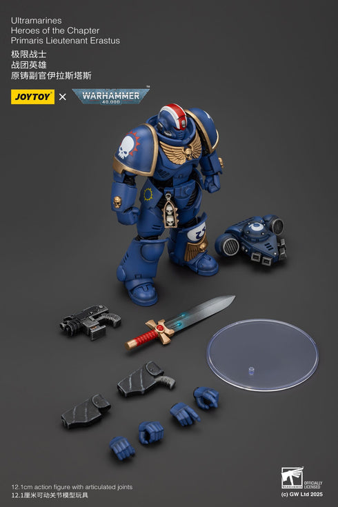 JOYTOY Warhammer 40K Ultramarines Heroes of the Chapter Primaris Lieutenant Erastus Action Figure