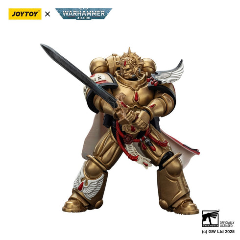 JOYTOY Warhammer 40,000 Combat Patrol Blood Angels Captain with Heavy Bolt Pistol & Power Sword Action Figure