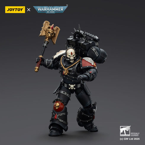 JOYTOY Warhammer 40,000 Combat Patrol Blood Angels Lemartes With Jump Pack Blood Crozius and Absolver Bolt Pistol Action Figure