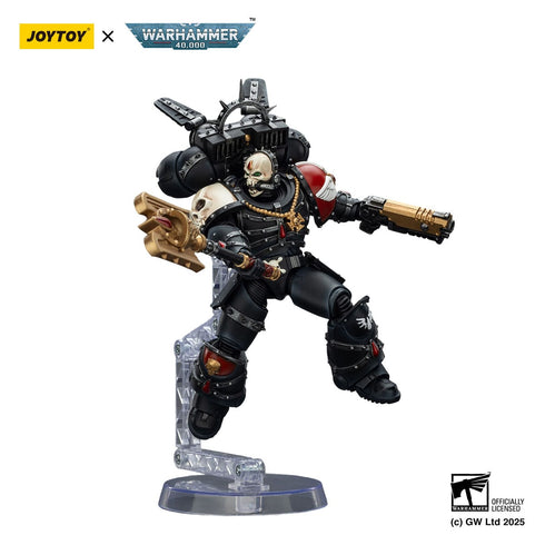 JOYTOY Warhammer 40,000 Combat Patrol Blood Angels Lemartes With Jump Pack Blood Crozius and Absolver Bolt Pistol Action Figure
