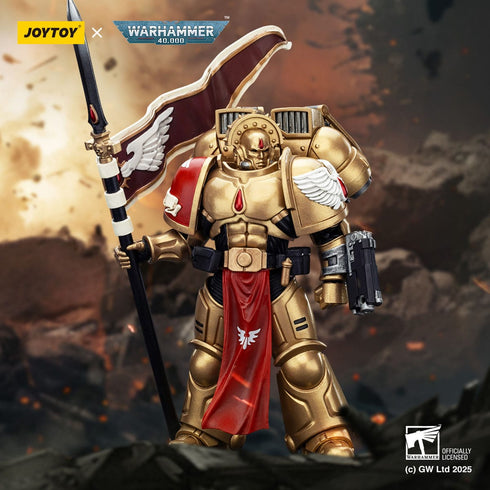JOYTOY Warhammer 40,000 Combat Patrol Blood Angels Sanguinary Guard 3 with Angelus Boltgun and Encarmine Spear Action Figure