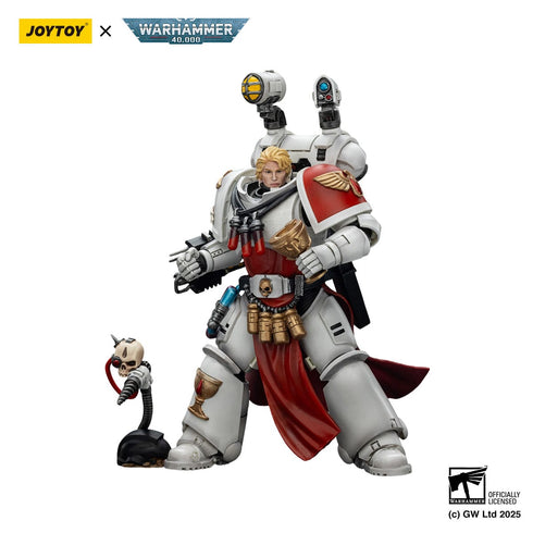 JOYTOY Warhammer 40,000 Combat Patrol Blood Angels anguinary Priest with Heavy Bolt Pistol Chainsword and Narthecium Action Figure