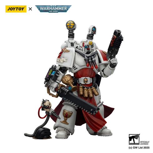 JOYTOY Warhammer 40,000 Combat Patrol Blood Angels anguinary Priest with Heavy Bolt Pistol Chainsword and Narthecium Action Figure