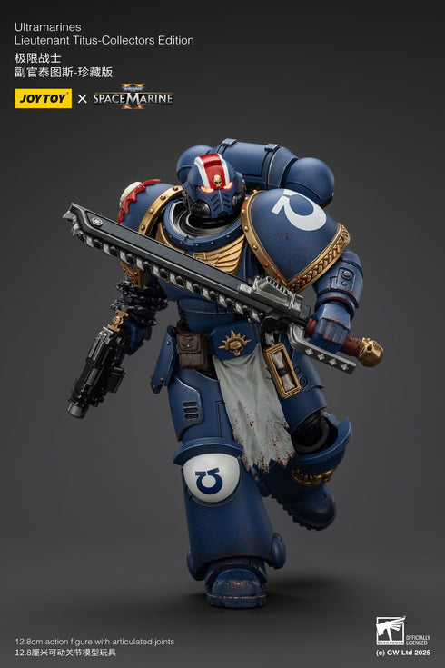 JOYTOY Warhammer 40,000: Space Marine 2 Lieutenant Titus Collectors Edition Action Figure