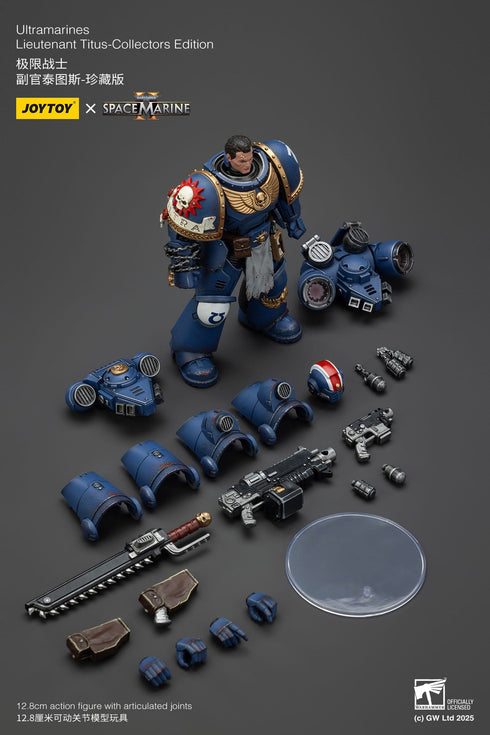 JOYTOY Warhammer 40,000: Space Marine 2 Lieutenant Titus Collectors Edition Action Figure