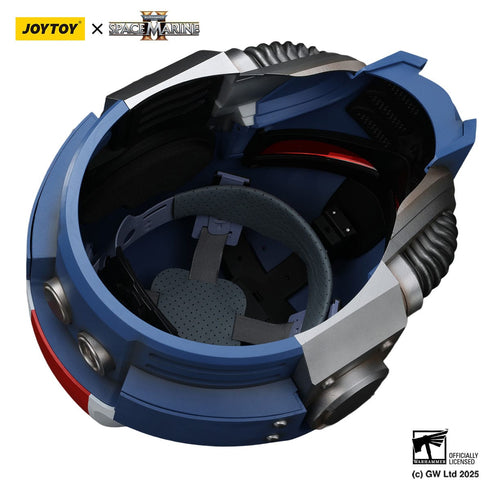 JOYTOY Warhammer 40,000: Space Marine 2 Ultramarines Lieutenant Titus Helmet 1/1 Prop Replica