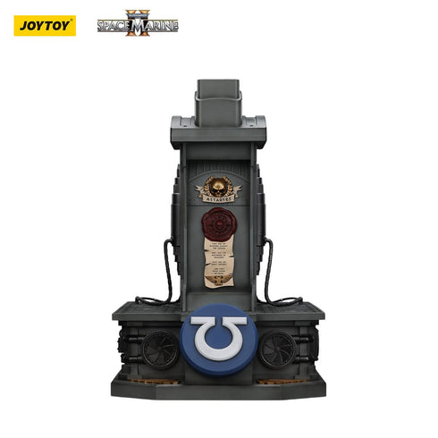 JOYTOY Warhammer 40,000: Space Marine 2 Ultramarines Lieutenant Titus helmet with Display Stand 1/1 Prop Replica