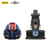 JOYTOY Warhammer 40,000: Space Marine 2 Ultramarines Lieutenant Titus helmet with Display Stand 1/1 Prop Replica