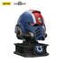 JOYTOY Warhammer 40,000: Space Marine 2 Ultramarines Lieutenant Titus helmet with Display Stand 1/1 Prop Replica
