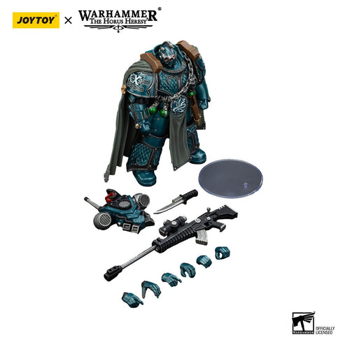 JOYTOY Warhammer The Horus Heresy Alpha Legion Exodus The One who is Many With Sniper Rifle And Power Dagger Action Figure