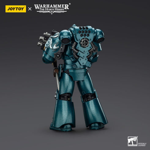 JOYTOY Warhammer The Horus Heresy Alpha Legion Head hunter With Banestrike Combi-Bolter And Power Dagger Action Figure