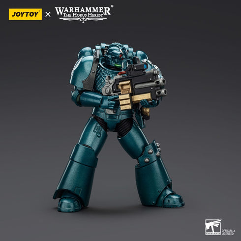 JOYTOY Warhammer The Horus Heresy Alpha Legion Head hunter With Banestrike Combi-Bolter And Power Dagger Action Figure