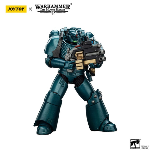 JOYTOY Warhammer The Horus Heresy Alpha Legion Head hunter With Banestrike Combi-Bolter And Power Dagger Action Figure