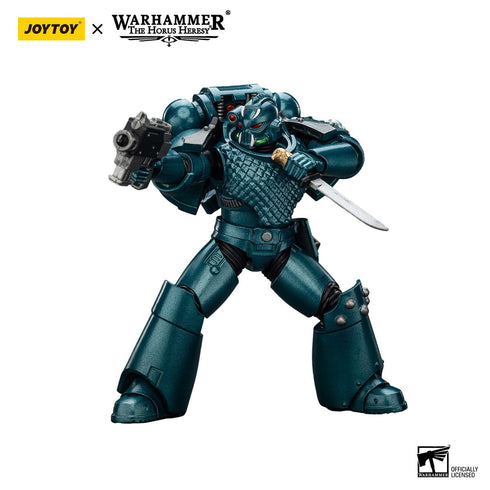 JOYTOY Warhammer The Horus Heresy Alpha Legion Head hunter With Banestrike Combi-Bolter And Power Dagger Action Figure