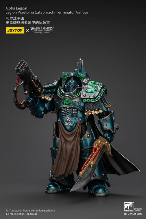 JOYTOY Warhammer The Horus Heresy Alpha Legion Legion Praetor in Cataphractii Terminator Armour Action Figure