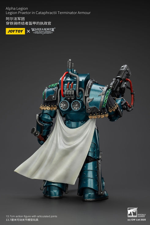 JOYTOY Warhammer The Horus Heresy Alpha Legion Legion Praetor in Cataphractii Terminator Armour Action Figure