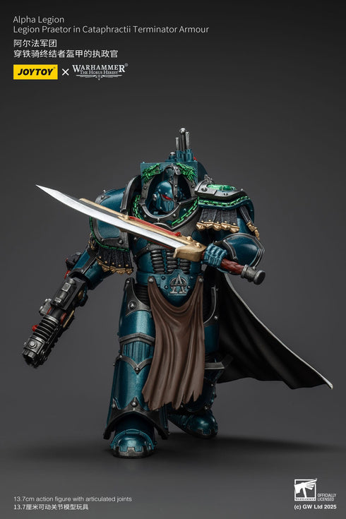 JOYTOY Warhammer The Horus Heresy Alpha Legion Legion Praetor in Cataphractii Terminator Armour Action Figure