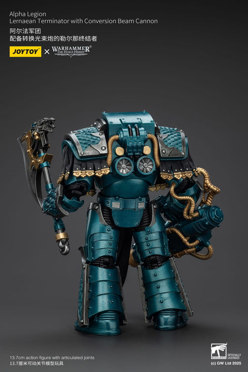 JOYTOY Warhammer The Horus Heresy Alpha Legion Lernaean Terminator with Conversion Beam Cannon Action Figure