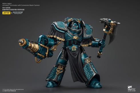 JOYTOY Warhammer The Horus Heresy Alpha Legion Lernaean Terminator with Conversion Beam Cannon Action Figure