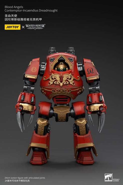 JOYTOY Blood Angels Contemptor-Incaendius Dreadnought - Warhammer: The Horus Heresy - 1/18 Scale Collectible Figure