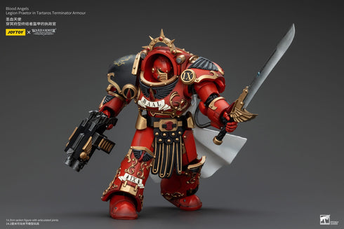 JOYTOY Warhammer The Horus Heresy Blood Angels Legion Praetor in Tartaros Terminator Armour 1/18 Action Figure