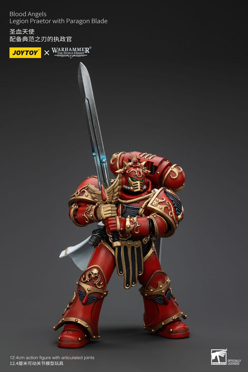 JOYTOY Warhammer The Horus Heresy Blood Angels Legion Praetor with Paragon Blade 1/18 Action Figure