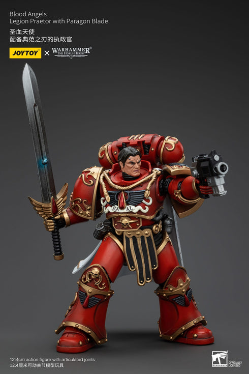 JOYTOY Warhammer The Horus Heresy Blood Angels Legion Praetor with Paragon Blade 1/18 Action Figure