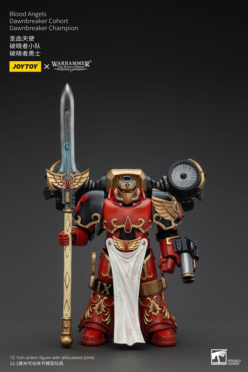 JOYTOY Warhammer The Horus Heresy Blood Angels Raldoron First Captain of the Blood Angels 1/18 Action Figure