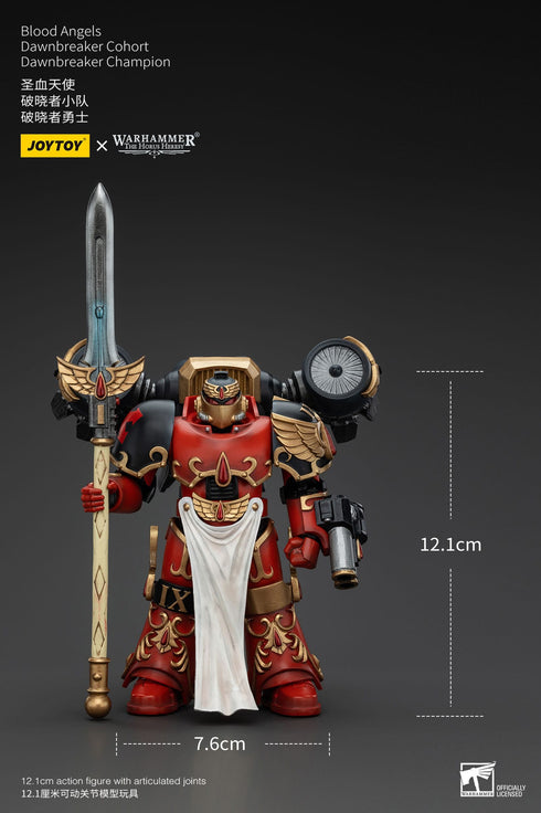 JOYTOY Warhammer The Horus Heresy Blood Angels Raldoron First Captain of the Blood Angels 1/18 Action Figure
