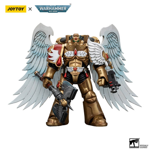 JOYTOY Warhammer The Horus Heresy Blood Angels Sanguinary Guard with Encarmine Axe 1/18 Action Figure