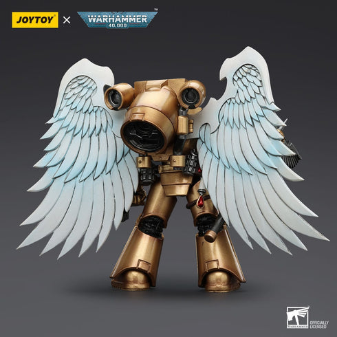 JOYTOY Warhammer The Horus Heresy Blood Angels Sanguinary Guard with Encarmine Axe 1/18 Action Figure