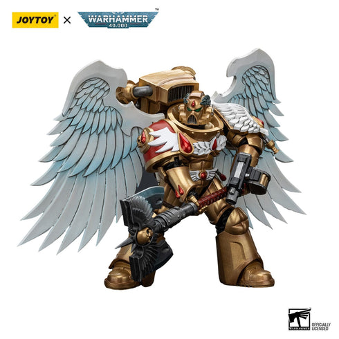 JOYTOY Warhammer The Horus Heresy Blood Angels Sanguinary Guard with Encarmine Axe 1/18 Action Figure