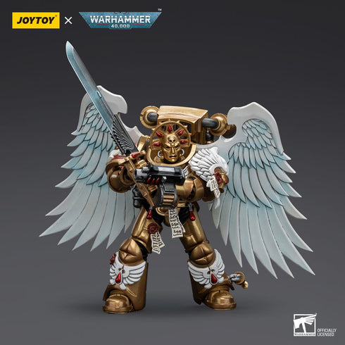JOYTOY Warhammer The Horus Heresy Blood Angels Sanguinary Guard with Encarmine Sword 1 1/18 Action Figure