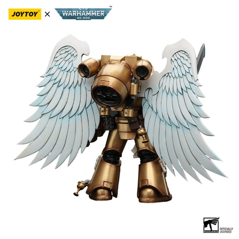 JOYTOY Warhammer The Horus Heresy Blood Angels Sanguinary Guard with Encarmine Sword 1 1/18 Action Figure