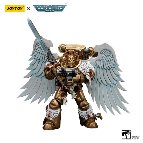JOYTOY Warhammer The Horus Heresy Blood Angels Sanguinary Guard with Encarmine Sword 1 1/18 Action Figure
