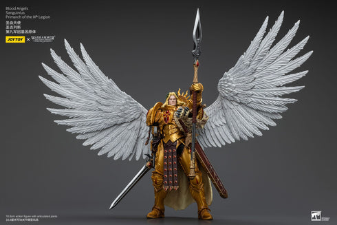 JOYTOY Warhammer The Horus Heresy Blood Angels Sanguinius Primarch of the IXth Legion 1/18 Action Figure