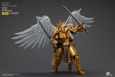 JOYTOY Warhammer The Horus Heresy Blood Angels Sanguinius Primarch of the IXth Legion 1/18 Action Figure