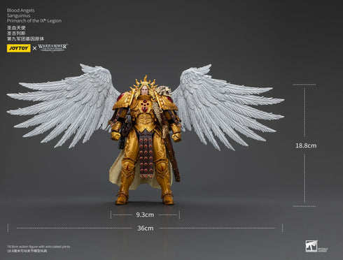 JOYTOY Warhammer The Horus Heresy Blood Angels Sanguinius Primarch of the IXth Legion 1/18 Action Figure