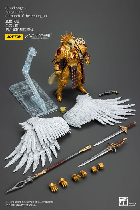 JOYTOY Warhammer The Horus Heresy Blood Angels Sanguinius Primarch of the IXth Legion 1/18 Action Figure