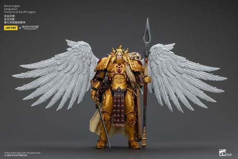 JOYTOY Warhammer The Horus Heresy Blood Angels Sanguinius Primarch of the IXth Legion 1/18 Action Figure