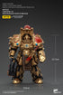 JOYTOY Warhammer The Horus Heresy Legio Custodes Aquilon Terminator Squad Aquilon with twin-linked Adrathic Destructor 1/18 Action Figure