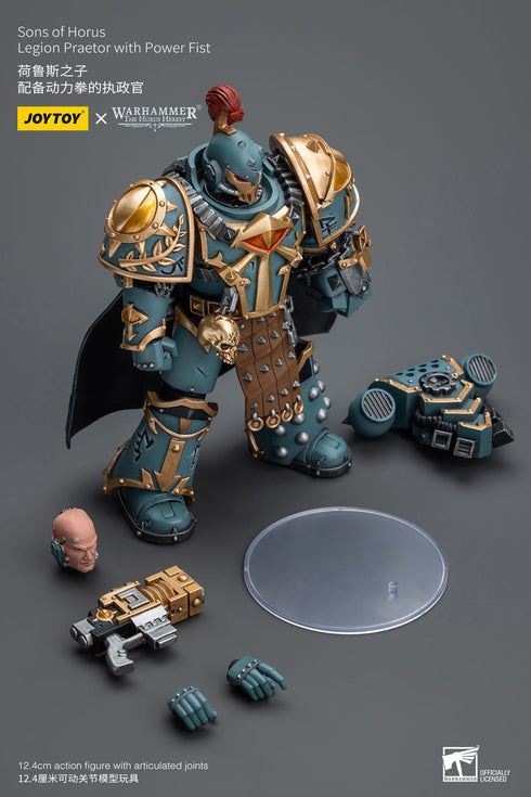 JOYTOY Warhammer The Horus Heresy Legion Praetor With Power Fist 1/18 Action Figure