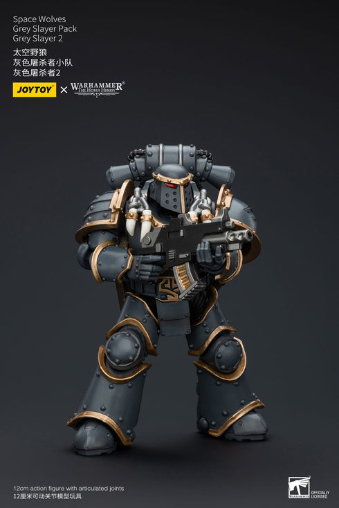 JOYTOY Space Wolves Grey Slayer Pack Grey Slayer 2 - Warhammer: The Horus Heresy - 1/18 Scale Collectible Figure
