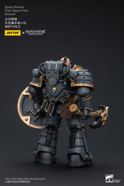 JOYTOY Space Wolves Grey Slayer Pack Huscarl - Warhammer: The Horus Heresy - 1/18 Scale Collectible Figure