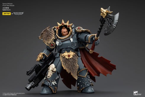 JOYTOY Warhammer The Horus Heresy Space Wolves Hvarl Red-Blade 1/18 Action Figure