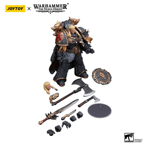 JOYTOY Warhammer The Horus Heresy Space Wolves Leman Russ Primarch of the VIth Legion 1/18 Action Figure