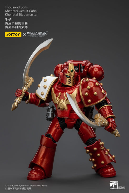 JOYTOY Warhammer The Horus Heresy Thousand Sons Khenetai Occult Cabal Khenetai Blademaster 1/18 Action Figure