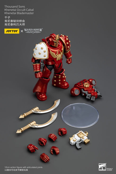 JOYTOY Warhammer The Horus Heresy Thousand Sons Khenetai Occult Cabal Khenetai Blademaster 1/18 Action Figure