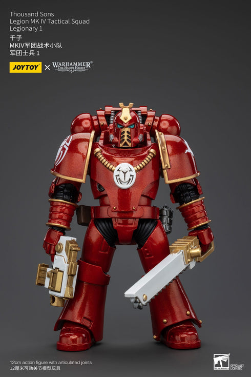 JOYTOY Warhammer The Horus Heresy Thousand Sons Legion MK IV Tactical Squad Legionary 1 1/18 Action Figure