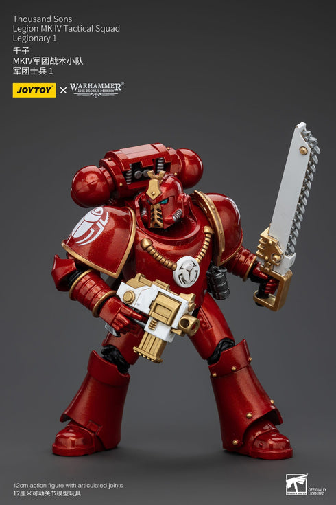 JOYTOY Warhammer The Horus Heresy Thousand Sons Legion MK IV Tactical Squad Legionary 1 1/18 Action Figure